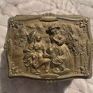 Vintage Gold Decorative Box